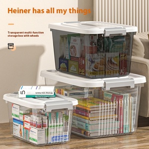 Caja de Almacenamiento de Plástico Transparente Extra Grande al por Mayor, Acabado de PP Moldeado por Inyección para Ropa del Hogar - Product Image 2