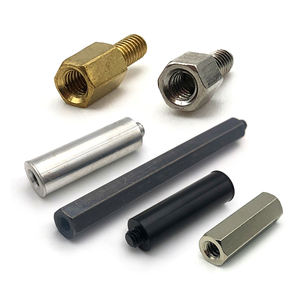 مصنع Cnc تشكيله الفولاذ المقاوم للصدأ الألومنيوم الفضة جولة الذكور الإناث فاصل الخيوط علامة المواجهة ل - Product Image 5