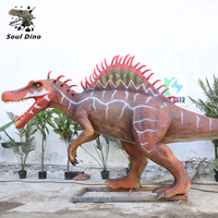 Modèle de dinosaure animatronique grandeur nature, design de paysage réaliste personnalisé, usine de modèles pour parcs d'aventure pour enfants en intérieur/extérieur, musées