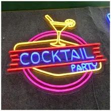 Popular Led Advertising Custom Activity Decoration Neon Light Signs Custom Neon Lights for Wedding Bar Party Decoration