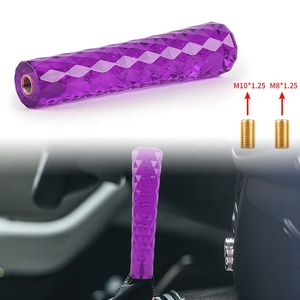 Akrilik cam vites topuzu araba güçlendirme yedi opsiyonel renkler elmas araba aksesuarları çoğu otomobiller için uygun - Product Image 1
