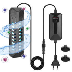 Lampada Germicida UV a Doppio Tubo in <span class=keywords><strong>Vetro</strong></span> per <span class=keywords><strong>Acquario</strong></span> con Funzione Timer e Sterilizzazione Alghe - Product Image 1