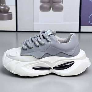 Baskets de sport pour hommes de haute qualité, antidérapantes, style Dad Shoes, à semelle épaisse, avec doublure en maille respirante, pour la marche, vente en gros - Product Image 4