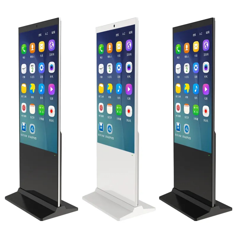 Vrijstaande 43 Inch Android Wifi Controle Lcd Tv Schermen Kiosk Stand Alone Reclame Display Indoor Monitor Kiosk