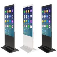 Freistehende 43 Zoll Android Wifi Control Lcd TV-Bildschirme Kiosk Stand Alone Werbung Display Indoor Monitor Kiosk