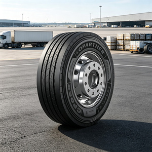 Pneu radial 7.00R16-14PR pour camion et remorque, à bande de roulement large et à nervures continues, pour une résistance accrue aux déformations de la bande de roulement - Product Image 1