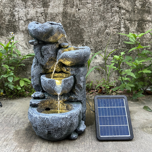 Fontaine extérieure solaire à LED en cascade - Product Image 3