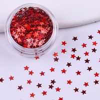Étoile de paillettes de 3mm en vrac de PVC en gros de haute qualité pour la décoration d'ongles bricolage