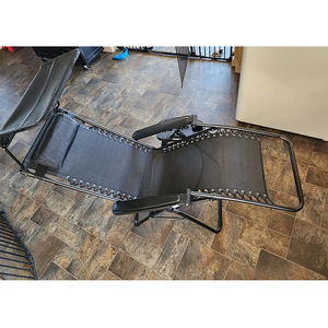 Sedia <span class=keywords><strong>da</strong></span> Campeggio Leggera in Metallo Zero Gravity Pieghevole per Esterni, Spiaggia, <span class=keywords><strong>Giardino</strong></span>, Patio e Ufficio - Product Image 1