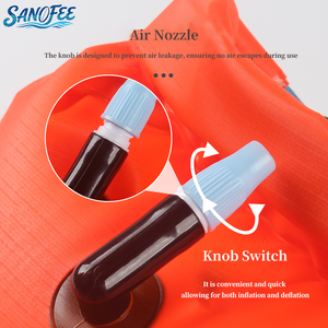 Bouée gonflable imperméable <span class=keywords><strong>de</strong></span> sécurité <span class=keywords><strong>de</strong></span> flotteur <span class=keywords><strong>de</strong></span> PVC multicolore léger extérieur pour la plongée et la natation - Product Image 3