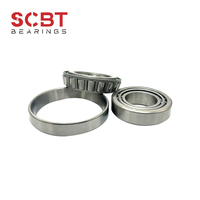 Roulement à rouleaux coniques à une rangée de haute précision P5 SCBT 30314 / 7314E, joints ouverts, en acier chromé 70*150mm pour machines