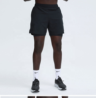 Shorts de sport pour hommes, taille mi-haute élastique, respirants, anti-transpiration, pour le cyclisme et la course à pied