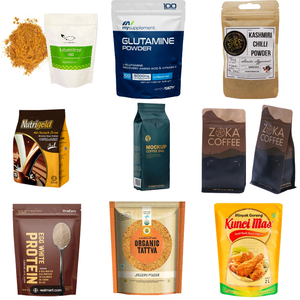 500g 1kg dây kéo túi đóng gói khoan chất tẩy rửa doypack điền giặt giặt ca cao bột xà phòng đứng lên máy đóng gói túi - Product Image 2