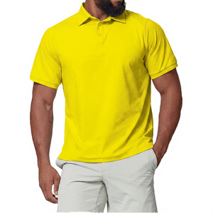 Camisa de Manga Corta Azul Rey para Hombre, Estampada, Color Sólido, Casual, con Botones al Frente, Corte Regular, Tejido Piqué de Poliéster Transpirable - Product Image 4