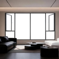 Ventana Abatible AS2047 de Reemplazo con Rotura de Puente Térmico, Doble Acristalamiento, Aislamiento Térmico y Acústico, Apertura Exterior, Ahorro Energético