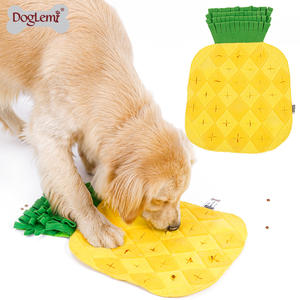Estera de comida de entrenamiento para perros con parte inferior antideslizante en forma de piña, almohadilla lavable para olfatear mascotas - Product Image 1