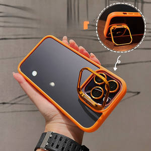 Meilleure vente porte-lentille en métal acrylique arrière antichoc coque de téléphone transparente pour iPhone16 <span class=keywords><strong>Pro</strong></span> Max avec Film de <span class=keywords><strong>protection</strong></span> pour objectif - Product Image 5