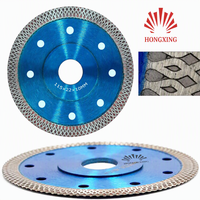 Lames de scie diamantées circulaires de qualité industrielle, 115 mm, blanches, 24 dents, coupe multifonctionnelle du béton, du granit, OEM Hongxing