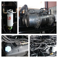 Groupe électrogène diesel haute puissance à châssis ouvert de 200 kW avec moteurs diesel de marque pour un projet énergétique fiable