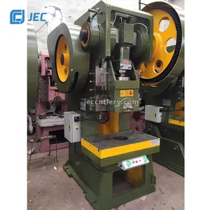 JEC 80 тонн C рама с одним кривошипным эксцентриковым механическим силовым прессом, дырокол для металлических деталей