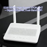 Terminal de réseau optique FTTH JUQU ONU EG8145V5 GPON XPON double bande 4GE 1POTS USB – Dispositif d'accès fibre ISP pour haut débit domestique