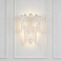 Lámpara de pared personalizada para dormitorio, pasillo, escalera, estilo moderno, sencillo y nórdico, luz de lujo de moda en internet para decoración de fondo.