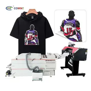 Cowint Tücher Ballen presse Farbband drucker Satin automatische Übertragung 3D Stick ering T-Shirt Anwendung Druckmaschine