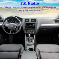 Android 12 Double Din 9 Inch Layar Terpisah Stereo Carplay Android Auto Radio Mobil untuk VW/POLO/PASSAT