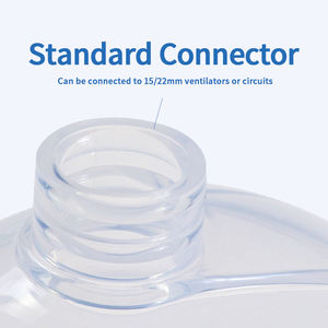 Masker Medis Anestesi Silikon Bersertifikat CE, Produk Standar Medis yang Dapat Digunakan Kembali - Product Image 3