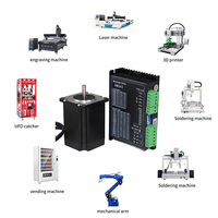 Kit CNC 3 axes avec moteurs pas à pas hybrides Nema 23 de 57 mm pour imprimante 3D, machine de fraisage CNC et routeur
