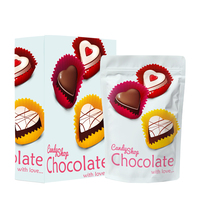Sac pochette debout en plastique PET Doypack mylar avec fermeture éclair emballage alimentaire inodore pour bonbons et sucreries pour le sucre