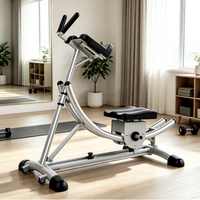 Appareil d'entraînement abdominal et de renforcement musculaire pour la taille, pliable et portable, pour crunches et sit-ups à domicile