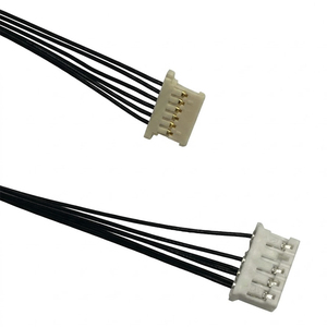 Conector de retroiluminación Micro de 6 pines Plug and Play, conjunto de cable plano para barra de luz LED industrial. - Product Image 1