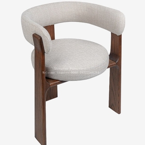 Sedia in Legno Massello Moderna per Sala da Pranzo, Giardino, Stile Country, Marrone, Africana, Francese, Grandi Quantità, Basso MOQ - Product Image 3