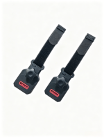 Kit de fixation pour auvent KINGO Mini rouge et noir en HDPE robuste pour camping-car et caravane
