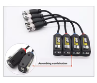 Balun vidéo 4k 8MP Balun Cctv Coaxial HD Transmetteur vidéo à paire torsadée