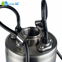 Pompe submersible électrique pour puits profond de 3 à 5 pouces avec impulsionneur multi-étages en plastique/acier inoxydable