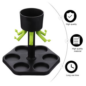 Support de 6 verres distributeurs pour spiritueux, vin, tequila, whisky, bière – Accessoire de bar pour la maison et les fêtes - Product Image 1