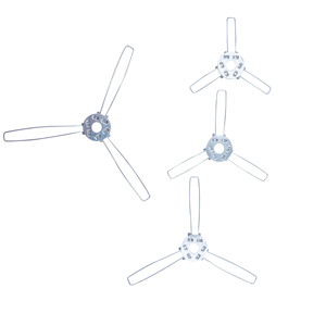 Mùa Xuân Bracket <span class=keywords><strong>Lamp</strong></span> Chủ Glass Vải Bìa 2 Dforks <span class=keywords><strong>3</strong></span> Dforks Chụp Đèn Bracket Cho Đèn Chùm LED Mặt Dây Chuyền Đèn Trần Đèn - Product Image 3
