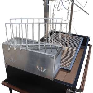 Parrilla <span class=keywords><strong>Argentina</strong></span> de Carbón Resistente para Exteriores con Asador Giratorio - Product Image 3