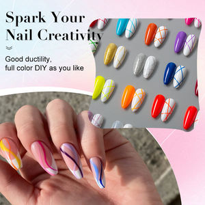 Aixuan-Juego de 24 colores de esmalte de uñas, delineador de gel personalizado, novedad - Product Image 6