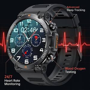 Relojes Inteligentes 2026 con Pantalla HD de 1.39'', 400mAh, Llamadas por BT, Más de 100 Modos de Ejercicio, Resistencia al Agua 3ATM para Deportes al Aire Libre, Reloj Inteligente para Hombre - Product Image 2