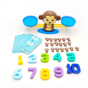Balance Monkey cat dog giocattoli digitali modelli e carte digitali giocattoli educativi Montessori Monkey Balance Match Learning toys - Product Image 1