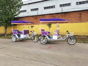 รถสามล้อไฟฟ้าสำหรับนักท่องเที่ยวแบบเงียบ  รองรับการปรับแต่งสีและโลโก้ - Product Image 5