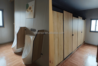Toilettes forestières mobiles préfabriquées personnalisables, toilettes portables d'extérieur avec douche pour parcs naturels et sites de camping