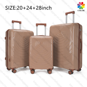 Juego <span class=keywords><strong>de</strong></span> Maletas Rígidas <span class=keywords><strong>de</strong></span> Polipropileno <span class=keywords><strong>de</strong></span> 12 Piezas Aprobado por la TSA |   Diseño Desmontable SKD, Bajo Costo <span class=keywords><strong>de</strong></span> Envío, Resistente, Ligero, para Viajes - Product Image 5