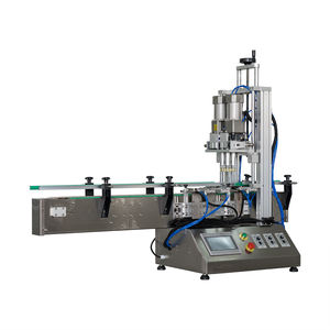 Machine de capsulage de bureau compacte à alimentation manuelle et capsulage automatique, idéale pour la production de petites séries, stable et adaptée aux bouchons de bouteilles - Product Image 2