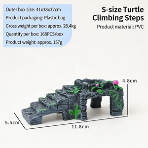 Abri Premium pour Reptiles, Plateforme de Basking en Forme de Grotte, Non Toxique, Simulation de Tronc d'Arbre pour Gecko, Lézard, Tortue, Amphibiens - Product Image 4