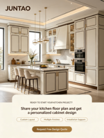 Lemari Dapur & Pintu Lemari Kayu Solid Oak Modern Buatan Khusus Kustomisasi Seluruh Rumah Lemari Dasar