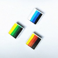 Palette de peinture corporelle professionnelle, ensemble de peinture pour le visage d'artiste avec pochoirs pour fête, cosplay, festival